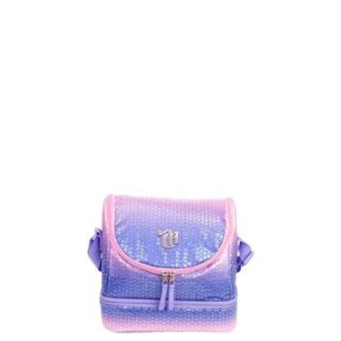 Imagem de Lancheira 2 Compartimentos Capricho Paetê - Rosa Lilás-Feminino