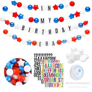 Imagem de Heopeis Kits De Faixa Festa Aniversário Com Pulseira Gigante Da Amizade Faça Você Mesmo 100 Bolas Oceânicas Minha Época, Decoração Cantores Famosos, Círculos Espuma, Piscina Bolinhas, Estrelas, Supr