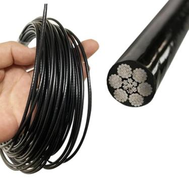 Imagem de Cabo De Aço Academia Para Reparo Aparelhos 3/16 5mm - 03 Metros