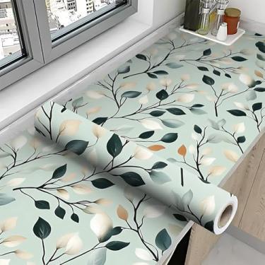 Imagem de NYZE Papel de parede vintage descasque e cole papel de parede autoadesivo moderno papel de parede removível para decoração de armário de quarto 39,3L x 16W