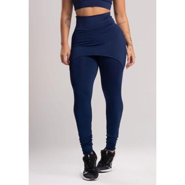 Imagem de Calça Legging Suplex Saia Tapa Bumbum Estampada Cintura Alta Fitness Mvb Modas-Feminino