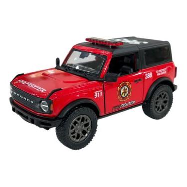 Imagem de Miniatura Ford Bronco Bombeiro Kinsmart Metal 1:34