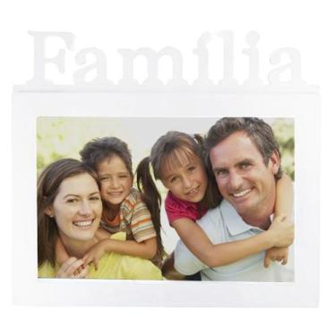 Imagem de Porta Retrato Família 20x15cm Branco - Gici Decor