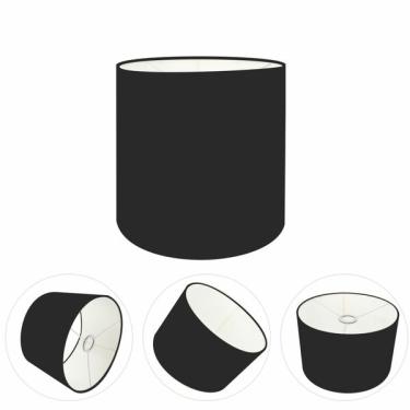 Imagem de Cúpula Abajur Cilíndrica Cp-8005 Ø18x18cm Preto