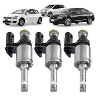 Imagem de 3x Bico Injetor Vw Up 1.0 Tsi 3cc Flex 04e906036r 0261500350 - BOSCH