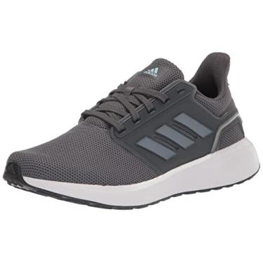 Imagem de adidas Tênis de inverno feminino Eq19 Run, Cinza/Ferro Metálico/Visão Metálico, 6.5