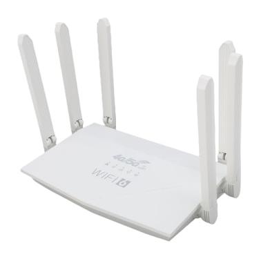 Imagem de Serounder WiFi 6 CPE Router, Router Wi -Fi 4G LTE Com Slot para Cartão SIM e 6 Antenas, Ponto de Acesso Celular para Acesso à Internet para Casa e Pequeno de Escritório