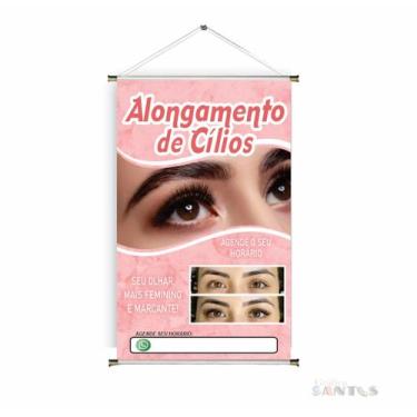 Imagem de Banner pronto Cílios BA 106 medida 45x70 cm arte pronta