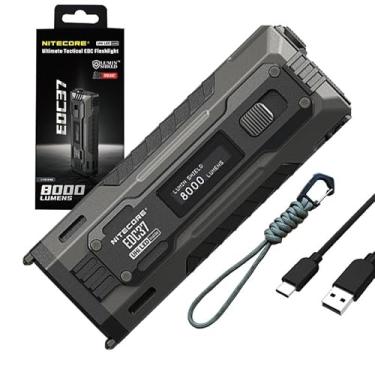 Imagem de Nitecore Lanterna EDC37 EDC37 Ultimate EDC: o dobro de potência – 8.000 lúmens x 8000mAh com cabo de carregamento USB-C Eco-Sensa