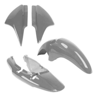 Imagem de Kit Carenagem Completa Moto Titan 150 06-07 Prata - ESTOQUE MOTOCICLO