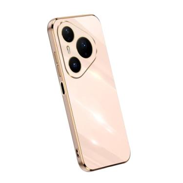 Imagem de LTLMYDAM Capa para Huawei Pura 80 Ultra/80 Pro/80 Pro+/80, Proteção de Câmera Revestida, Antiqueda, TPU Capa de Telemóvel Leve e Fina, Rosa, 80