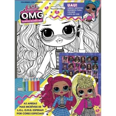 Imagem de L.O.L. Surprise! OMG - Colorindo Com Adesivos