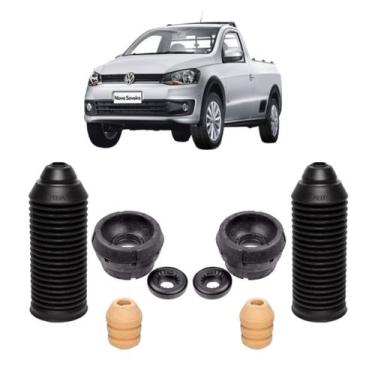 Imagem de Kit Batente Coxim Amortecedor Dianteiro Saveiro G6 - Jepaflex