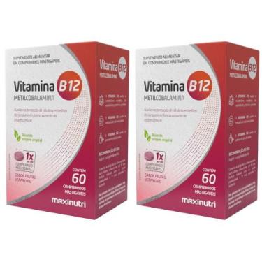 Imagem de KIT 2X Vitamina B12 (Metilcobalamina) 60 comprimidos - Maxinutri