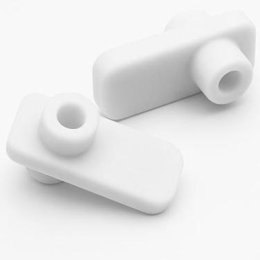 Imagem de Suportes de roda de bandeja de geladeira de substituição – Compatível com a peça MCR620965 para geladeiras LG, Kenmore e Kenmore Elite