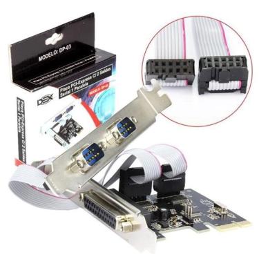 Imagem de Placa Pci-express Dex Dp-03 2 Serial E 1 Paralelo