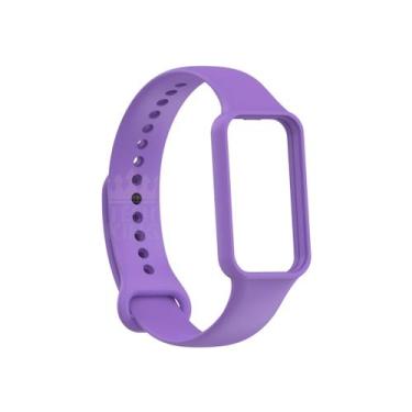 Imagem de Pulseira Silicone Esportiva Para Smartband Amazfit Band 7 - TechKing, 