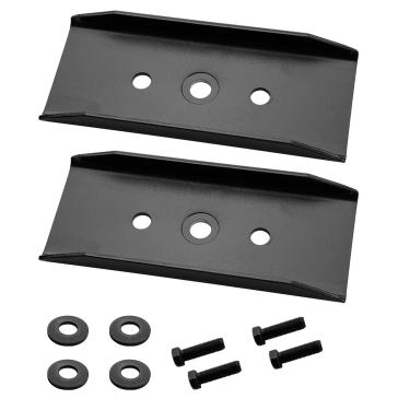 Imagem de NEXUJNYSEN Pacote com 2 106-2248-03 Reforço de lâmina / 26-0671 3290-465 Kit de arruela de parafuso de cabeça hexagonal compatível com Toro, cortadores de grama Exmark, tratores QT22KA421 QTS735KC422