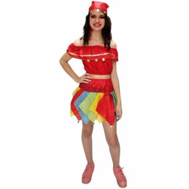 Imagem de Fantasia Cigana Infantil Feminino - Jade Fashion, 12