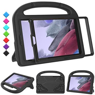 Imagem de TOEVEK Capa infantil para tablet Samsung Galaxy Tab A7 Lite de 8,7 polegadas, protetor de tela integrado, capa protetora com alça à prova de choque para Samsung Galaxy Tab A7 8,7 polegadas 2021