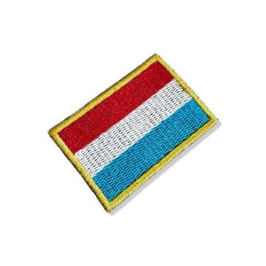Imagem de BP0426-011 Bandeira Luxemburgo Patch Bordado 5,7x3,8cm - BR44