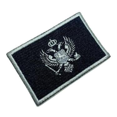 Imagem de BP0243T02 Bandeira Montenegro Patch Bordado Termo Adesivo - BR44