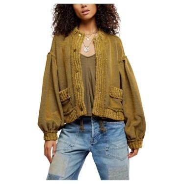 Imagem de Free People Mulheres We The Free Cute in This Cardi, Verde-abeto, P