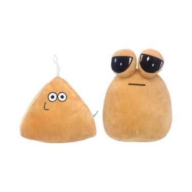 Imagem de Travesseiro de Pelúcia Kawaii Anime Pou 22cm - Brinquedo Macio, 2 hora