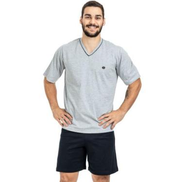Imagem de Pijama Masculino em Malha de Algodão - Puff - Mescla - EGG, Mescla, EG
