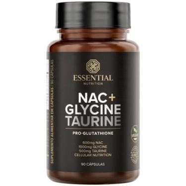 Imagem de Nac + Glycine + Taurina - (90 Capsulas) - Essential Nutrition