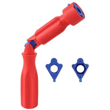 Imagem de Chave Assento Sanita Conjunto, 3x20cm Ferramenta Ajuste Assento Sanita com Adaptador Utensílio de Rotação Universal para Artigos para Banheiro e Lavatório Desmontagem Instalação e Reparação