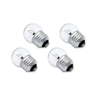 Imagem de lumenivo Lâmpada de substituição de lâmpada de forno G45 40 Watt para forno, geladeira, micro-ondas - lâmpada de alta temperatura - base média E26 - branco quente 2300K - 120 volts - pacote com 4