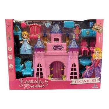 Imagem de Brinquedo Castelo Dos Sonhos Princesas Miniatura Polibrinq