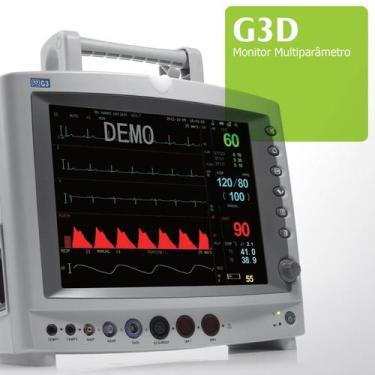 Imagem de Monitor multiparametrico 12.1" (ecg.resp.spo2 e pni) general meditech