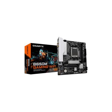 Imagem de Placa-Mãe GIGABYTE B650M Gaming WiFi, AM5, DDR5, mATX, PCIe 5.0