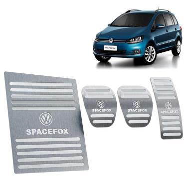 Imagem de Pedaleira + Descanso Spacefox 2006 A 2014 Manual Prata