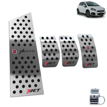 Imagem de Pedaleira Manual Descanso Fiat Punto T-Jet 2007 A 2012 Preto