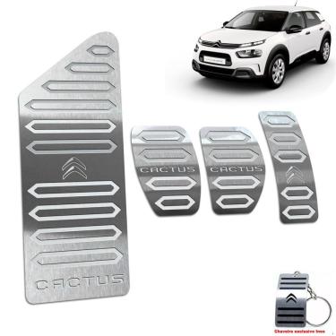 Imagem de Descanso + Pedaleira Manual Citroen C4 Cactus Aço Inox