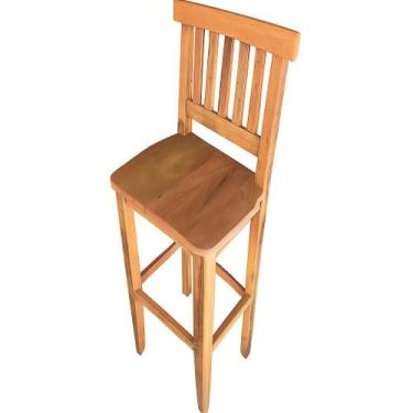 Imagem de Banqueta para Balcão de Madeira de Demolição Modelo Estação - Made Woo