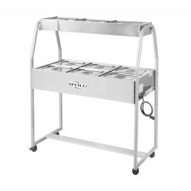 Imagem de Buffet combinado 6 cubas quentes / 3 cubas frias - 127v - Spolu