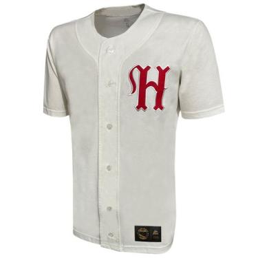 Imagem de Camisa Liga Retrô Habana Leones 1951 (Negro League Baseball), Branco, 