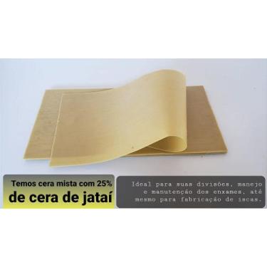 Imagem de Cera Mista para ASF com 25% de Cera de Abelhas Nativas - Ideal para Di