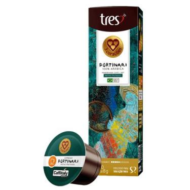 Imagem de Cápsulas Café Espresso Portinari 3 Corações 10 unid. - Tres Corações