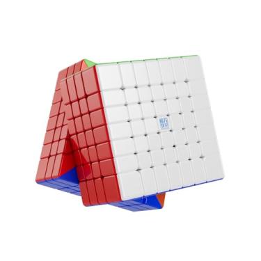 Imagem de Moyu Meilong 7M V2 7x7 Magnetic Speed Cube, Adjustable Elasticity Magnetic Cube with Stickerless Shape Moves Quickly and Smoothly, Brain Teasers for Kids & Puzzle Boxes Classic Game