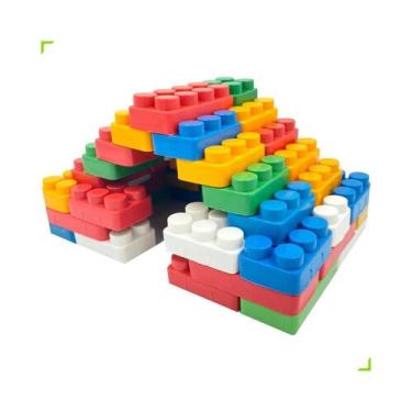 Imagem de Kit Blocos de Montar Infantil 308 Peças  Crie e Brink