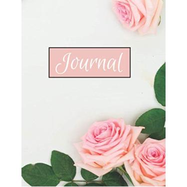 Imagem de Journal: Beautiful 8.5 x 11 Soft Pink Roses Lined Journal. Perfect Gift for Women