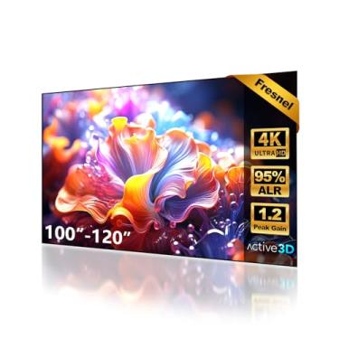 Imagem de NothingProjector Tela de Projetor, Fresnel 100", ALR CLR, Ganho 1.2, 4K UHD, Estrutura Fixa 16:9, Montagem na Parede para Projetores de Ultra Curta Distância