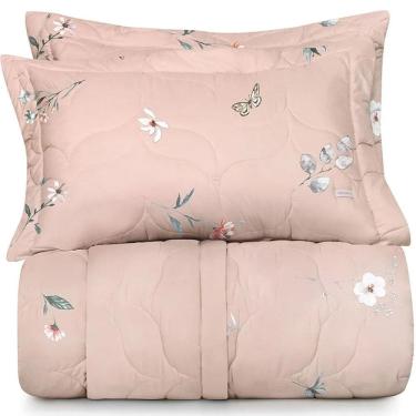 Imagem de Kit Colcha 3 Pçs Casal Altenburg 300 Fios Apaixonada 100% Algodão 220x250cm