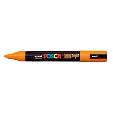 Imagem de Posca PC-5M Marcador, Uni-Ball, Amarelo Brilhante, Caixa c/6 unidades