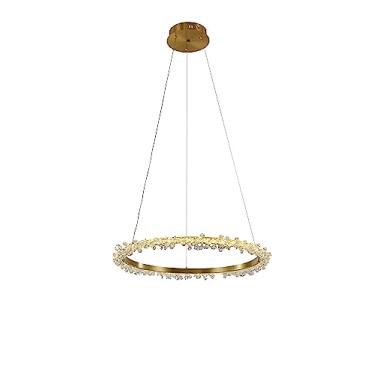 Imagem de PENDENTE ASTER DOURADO (D)6CM (A)8CM 1X28W 3000K 21LM LED